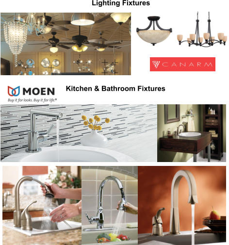 Lighting Fixtures Kitchen & Bathroom Fixtures